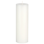 Mega Candles - 3" x 9" Unscented Round Pillar Candle - White