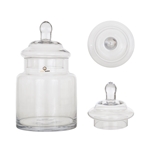 Mega Vases - 5" x 8.75" Apothecary Jar - Clear