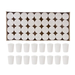 15 Hours Press Unscented Votive Candle in Bulk -White