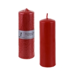 Mega Candles - 2" x 6" Unscented Dome Top Press Pillar Candle - Red