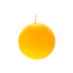 Mega Candles - 3" Round Citronella Ball Candle - Yellow