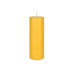 2" x 6" Round Citronella Pillar Candle in Shrink Wrap - Yellow