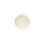 Mega Candles - 4" Unscented Round Ball Candle - Ivory