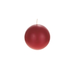 Mega Candles - 4" Unscented Round Ball Candle - Red