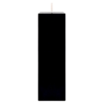 Mega Candles - 2" x 6" Unscented Square Pillar Candle - Black