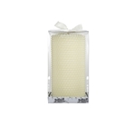 3" x 6" Unscented Round Pearl Pillar Candle  - Ivory