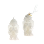 Mega Candles - Kneeling Angel Candle - White