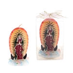Lady Guadalupe Statue Candle in Gift Box