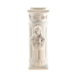 Mega Vases - Virgin Mary Porcelain Square Vase - Matte White