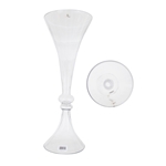 Mega Vases - 9" x 24" Reversible Latour Trumpet Glass Vase - Clear