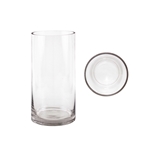 Mega Vases - 4" x 8" Cylinder Glass Vase - Clear