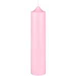 2 pcs 6.75" Unscented Romantic Taper Candle - Pink