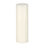Mega Candles - 3" x 9" Unscented Round Pillar Candle - Off White