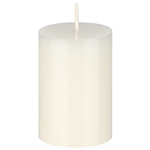 Mega Candles - 2" x 3" Unscented Round Pillar Candle - Off White