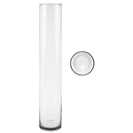 Mega Vases - 4" x 24" Cylinder Glass Vase - Clear