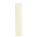 2" x 9" Unscented Round Pillar Candle - Ivory