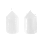 Mega Candles - 2" x 3" Unscented Dome Top Event Pillar Candle - White