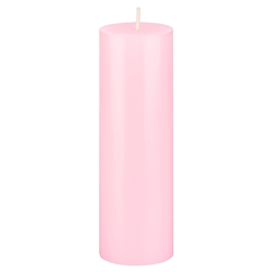 Mega Candles - 2" x 3" Unscented Round Pillar Candle - Pink