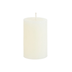 Mega Candles - 2" x 3" Unscented Round Pillar Candle - Ivory